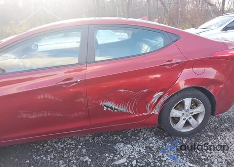 2012 Hyundai Elantra Gls (Ulsan Plant) из США, поврежденный, VIN KMHDH4AE4CU293227